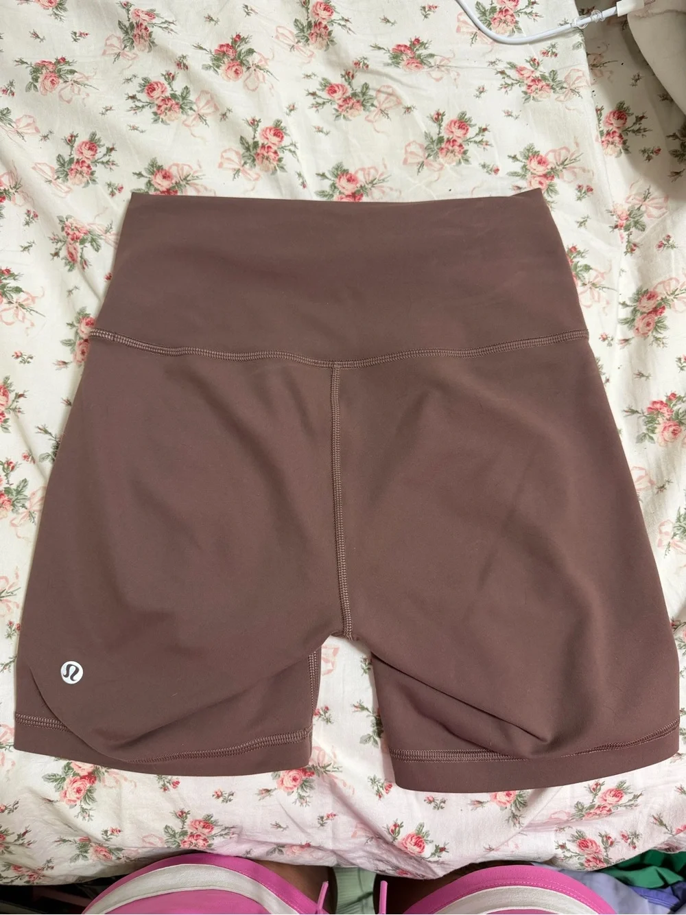 lululemon athletica wunder train high waist short light mauve